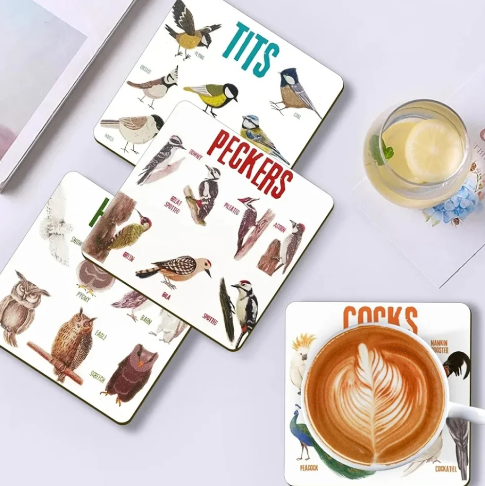 Bird Chart coasters - Picture 3 of 7
